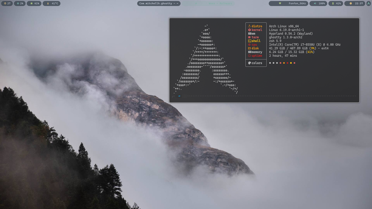 Mon setup Arch Linux + Hyprland